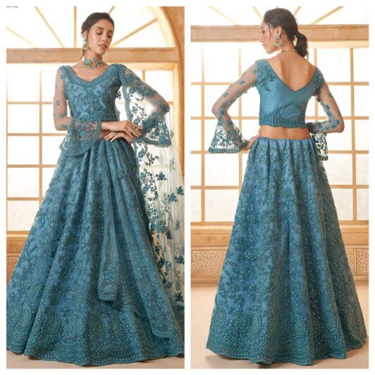SOFT NET STONE WORK LEHENGA PREORDER SPECIAL ALI1082B
