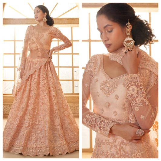 SOFT NET STONE WORK LEHENGA PREORDER SPECIAL ALI1074A