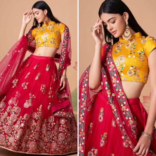 RANI SOFT NET LEHENGA PREORDER SPECIAL ZEE7323