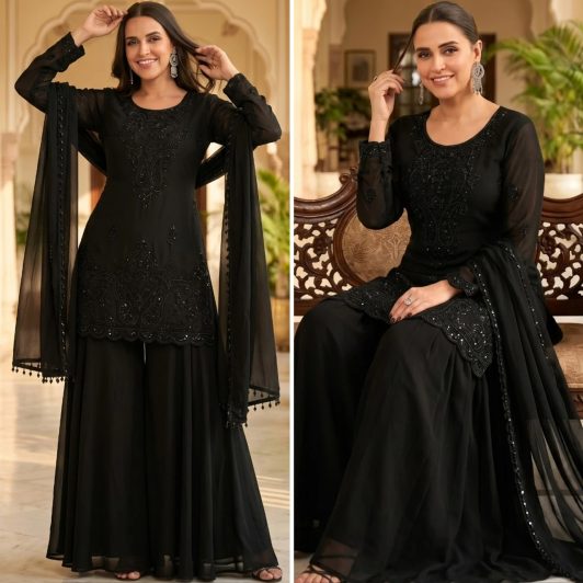 CHINON SILK READY MADE PALAZZO SUIT PREORDER SPECIAL AUR50002