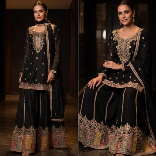 CHINON SILK READY MADE PALAZZO SUIT PREORDER SPECIAL AUR6101