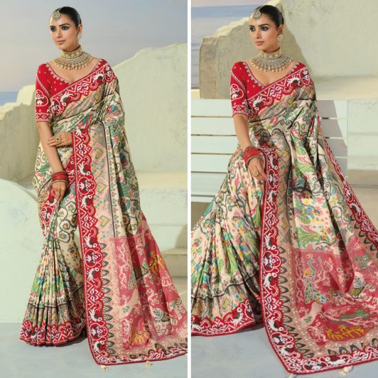PREMIUM RANGE PURE RATAN PATOLA SILK SAREE PREORDER SPECIAL MN8802