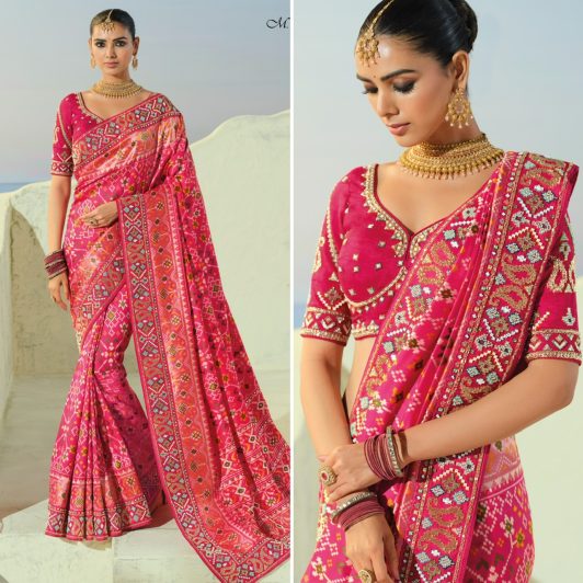 PREMIUM RANGE PURE RATAN PATOLA SILK SAREE PREORDER SPECIAL MN8806