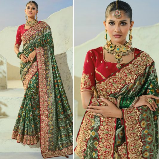 PREMIUM RANGE PURE RATAN PATOLA SILK SAREE PREORDER SPECIAL MN8807