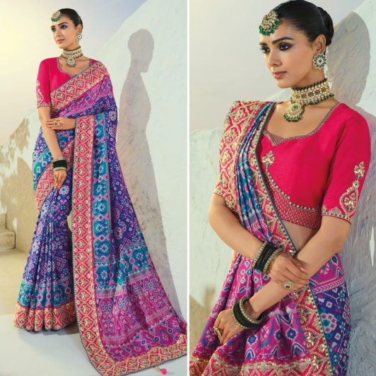 PREMIUM RANGE PURE RATAN PATOLA SILK SAREE PREORDER SPECIAL MN8809