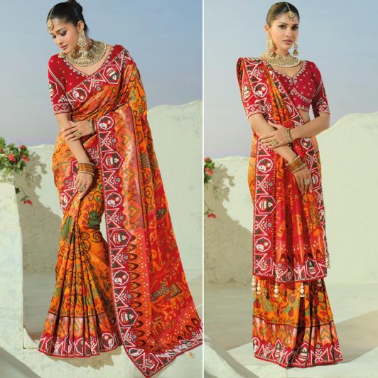 PREMIUM RANGE PURE RATAN PATOLA SILK SAREE PREORDER SPECIAL MN8810